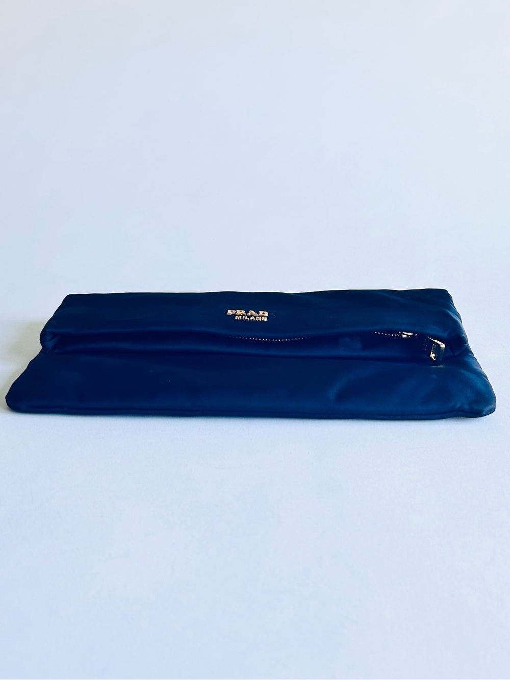 Prada Black Nylon Fold-Over Clutch - Picture 4 of 13
